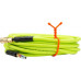 Organizador flexível Nite Ize Gear Tie Reusable Rubber Twist Tie 45,7cm Laranja brilhante com duas unidades